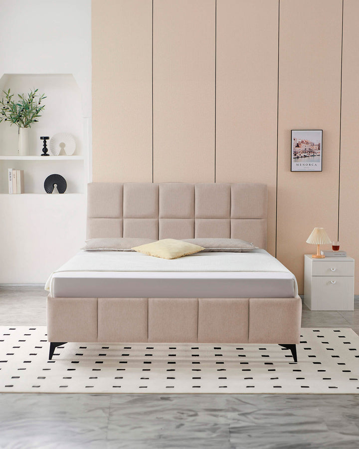 Pack cama de matrimonio VANESSA + Colchón HOMYSLEEP PALACIO COOLER