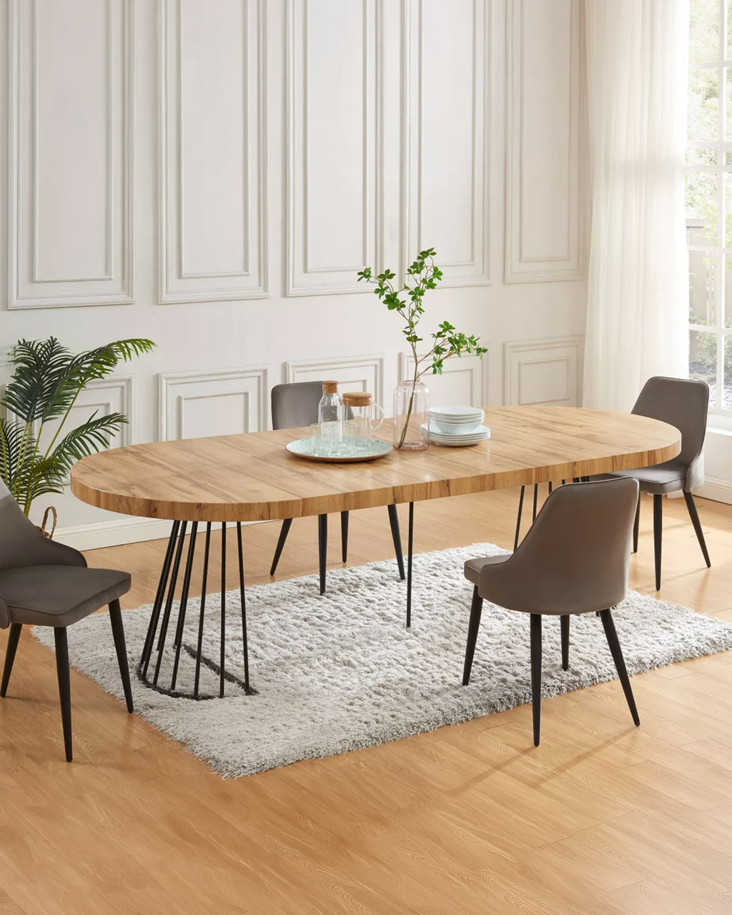 Mesa extensível CECILE (110-260cm)