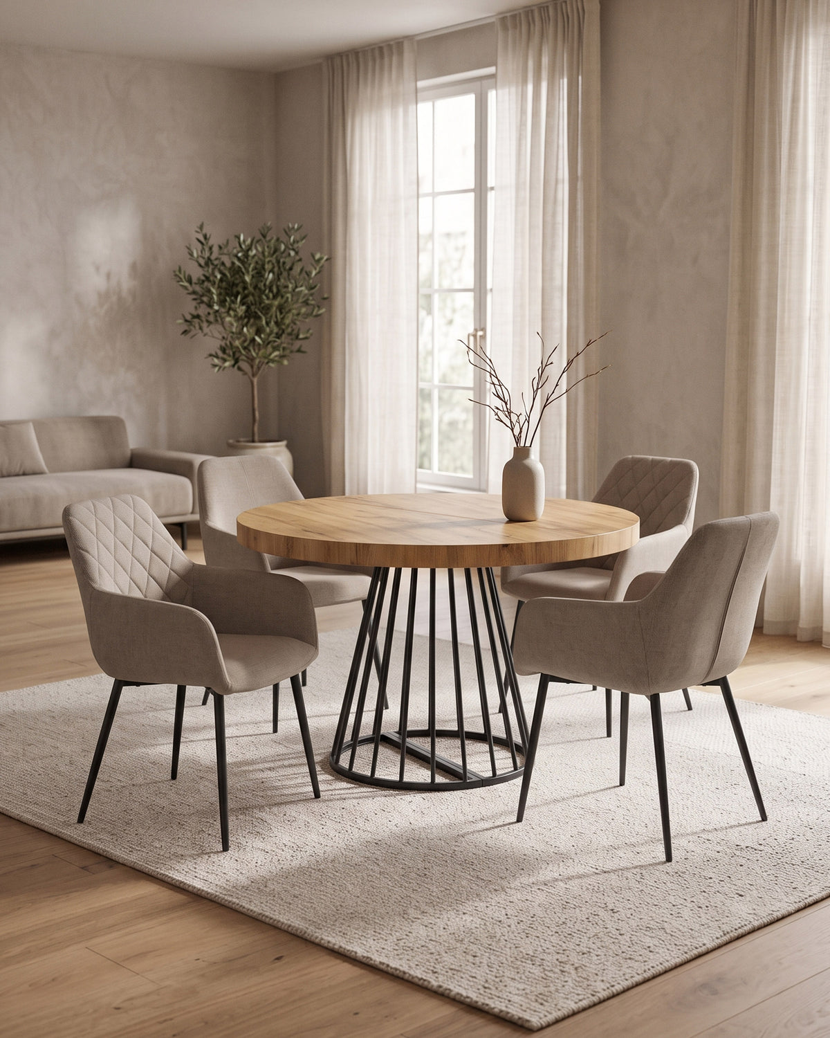 Mesa extensível CECILE (110-260cm)