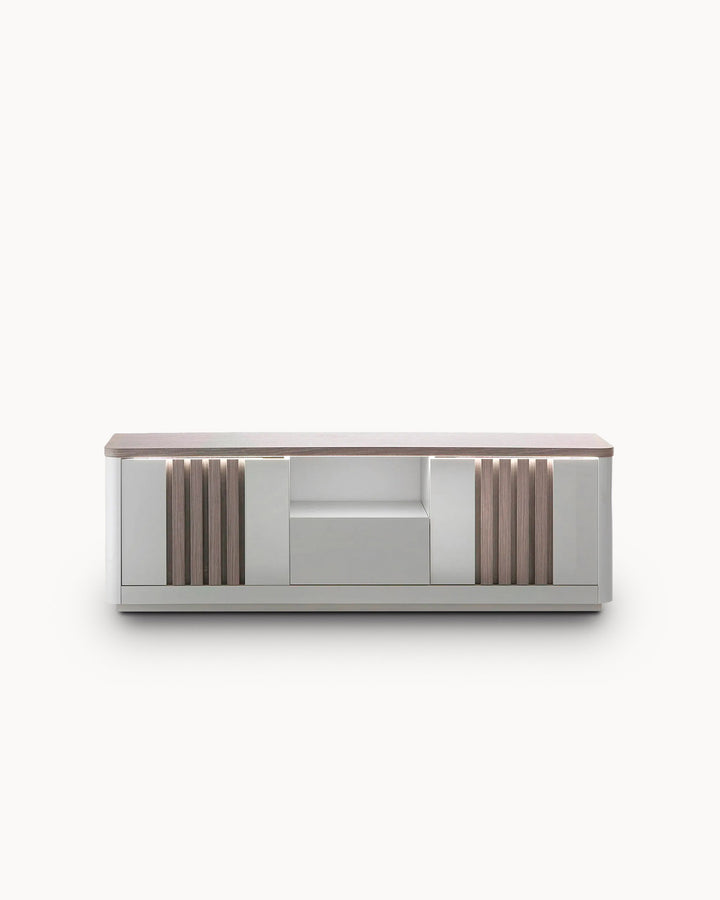 TV cabinet PESARO with LED, 2 doors and 1 drawer (170cm)