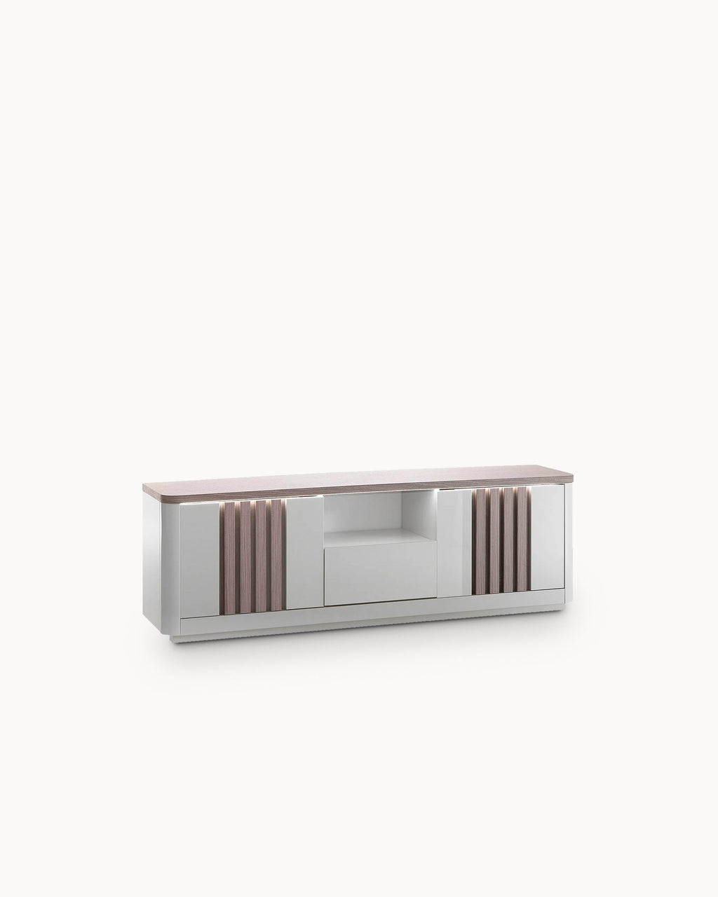 Móvel TV PESARO com LED, 2 portas e 1 gaveta (170cm)