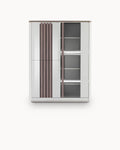 Vitrina PESARO con 3 puertas y con LED
