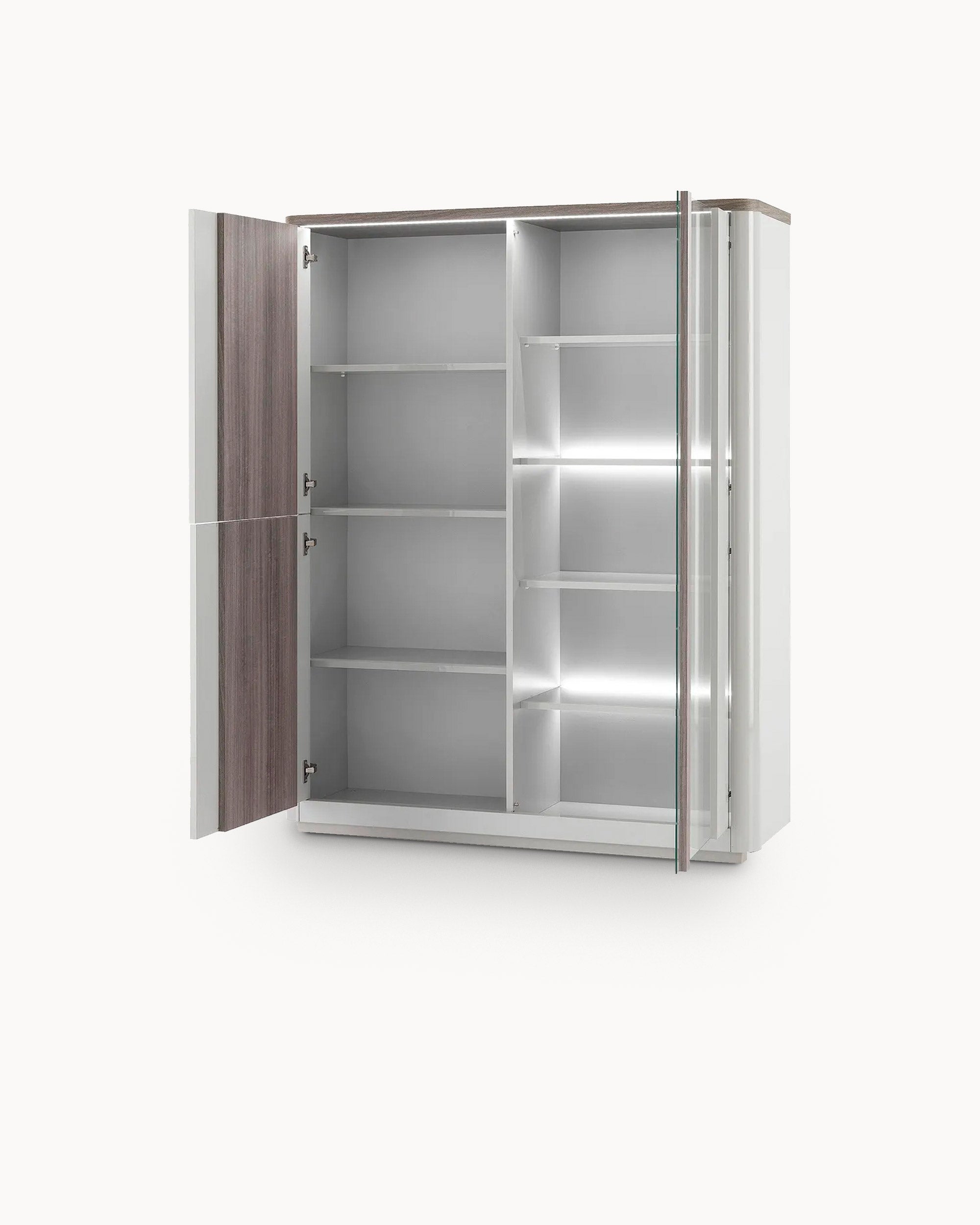 Vitrina PESARO con 3 puertas y con LED