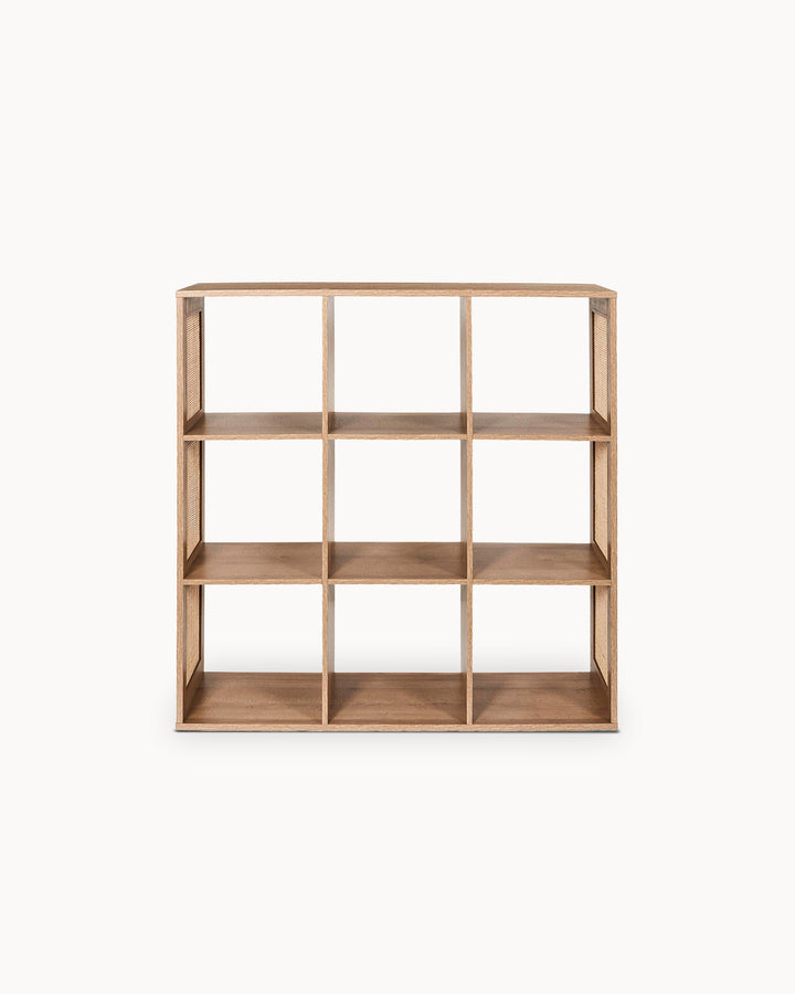 BALI shelf unit with 9 cubes