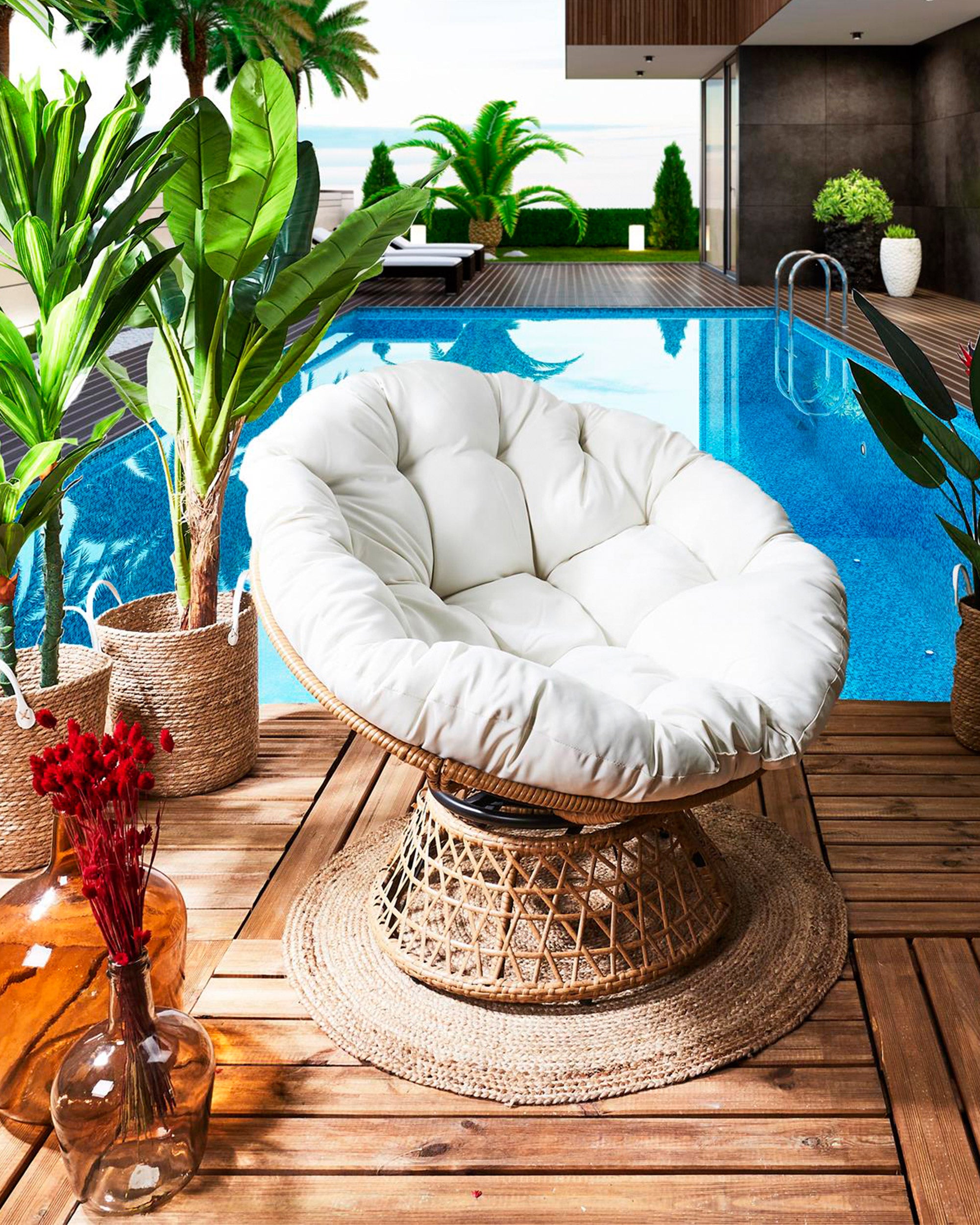 CANCUN Swivel Armchair (360º)