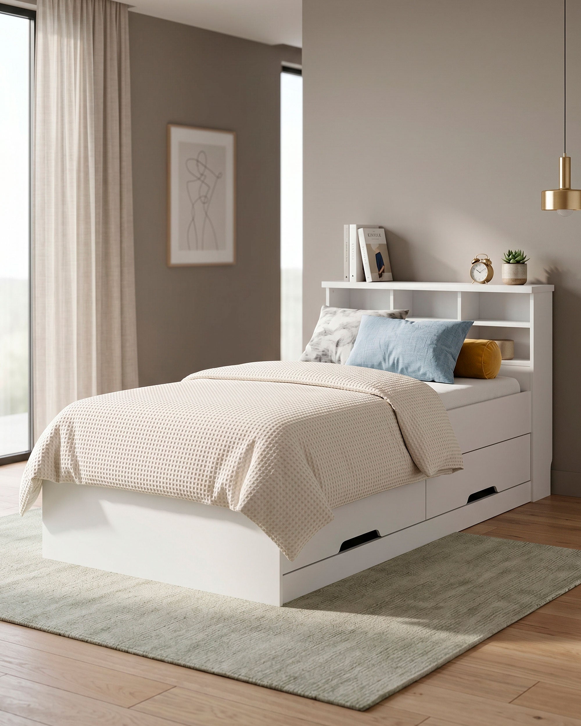 JOLIE single bed with drawers