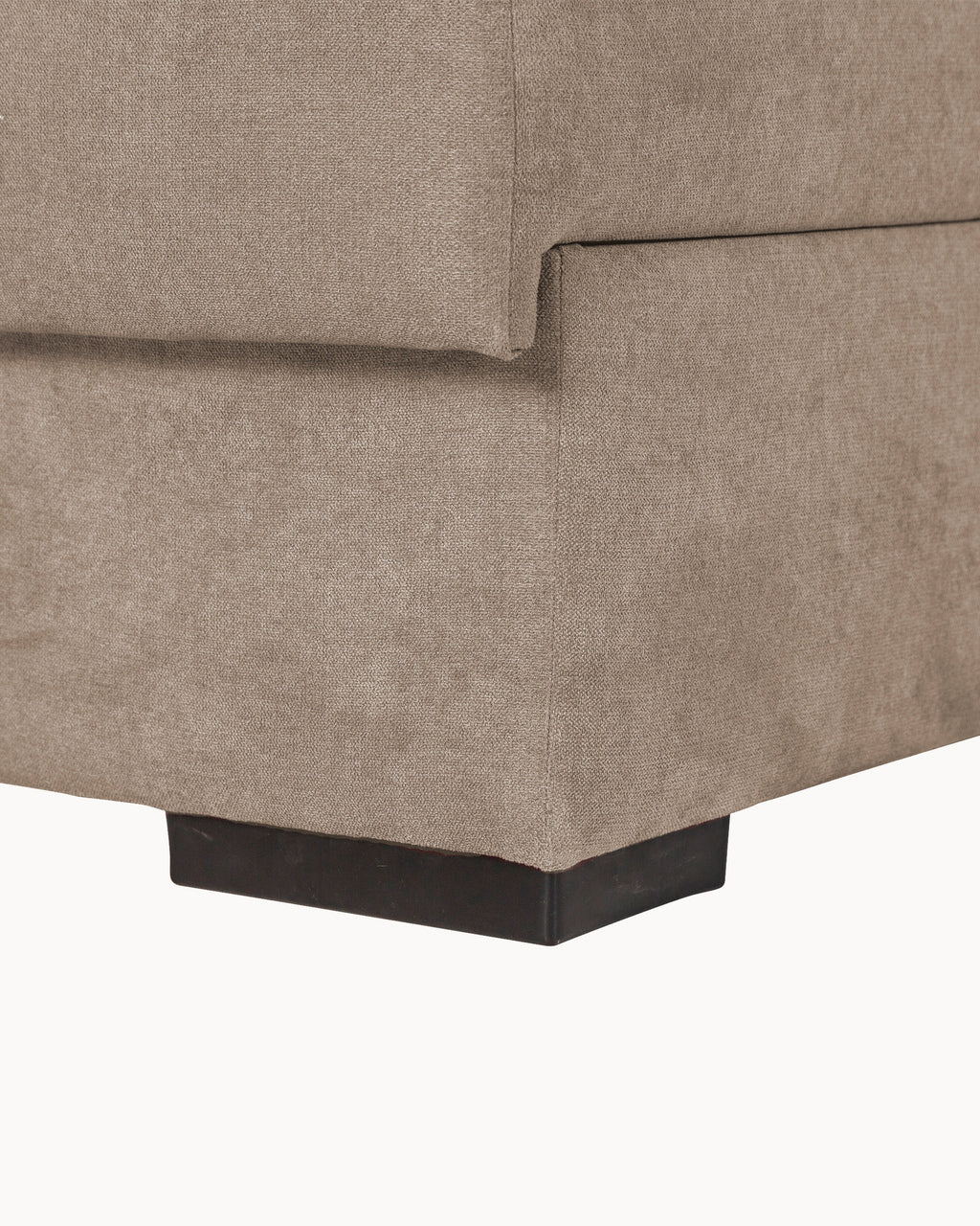 Sofá chaise longue MARBELLA con arcón y pufs