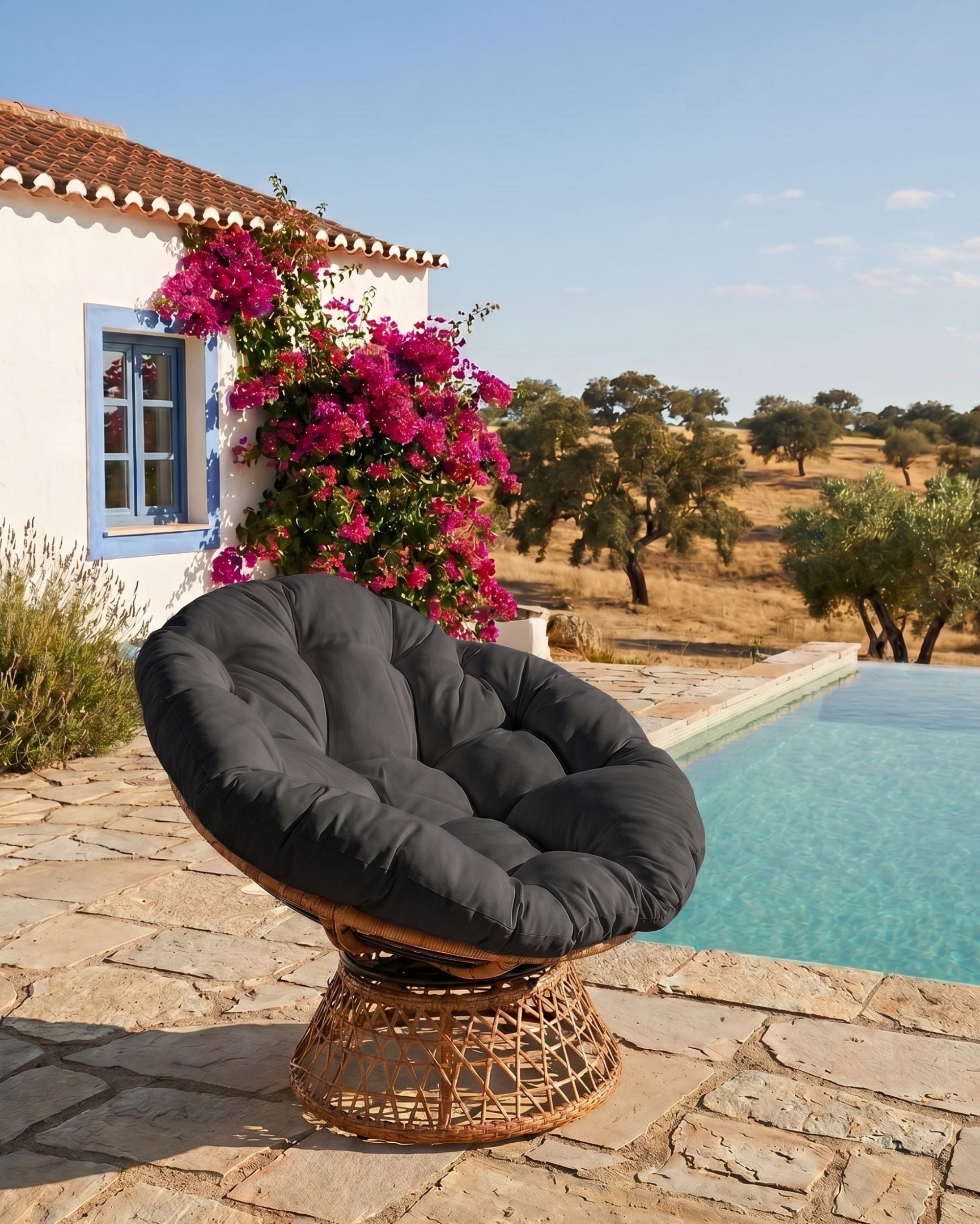 CANCUN Swivel Armchair (360º)