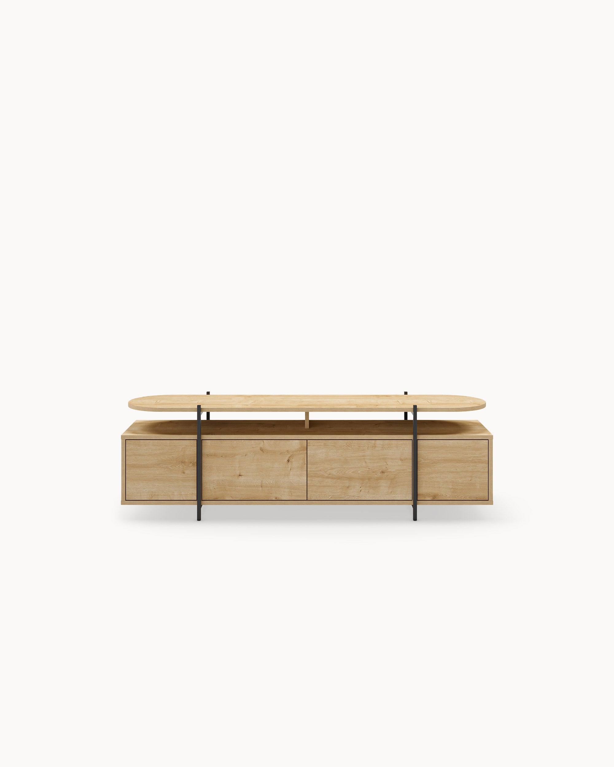 HINOA TV stand with 4 doors