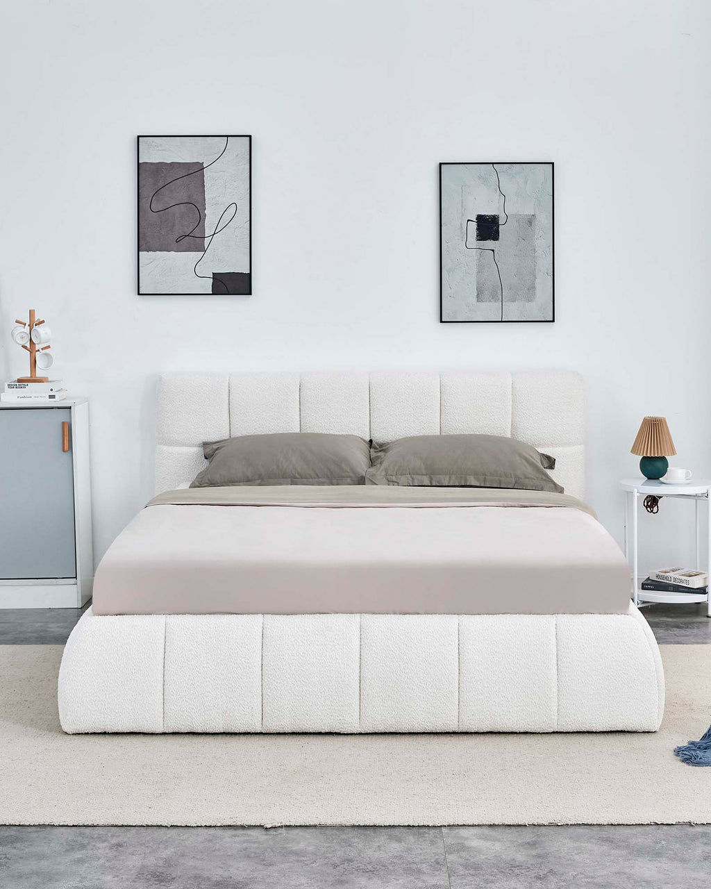 Cama de matrimonio NEWCASTLE elevable