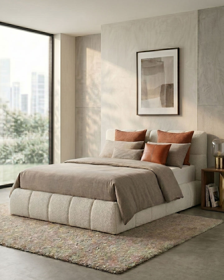 Pack cama de casal elevatória NEWCASTLE + Colchão HOMYSLEEP PALACIO COOLER