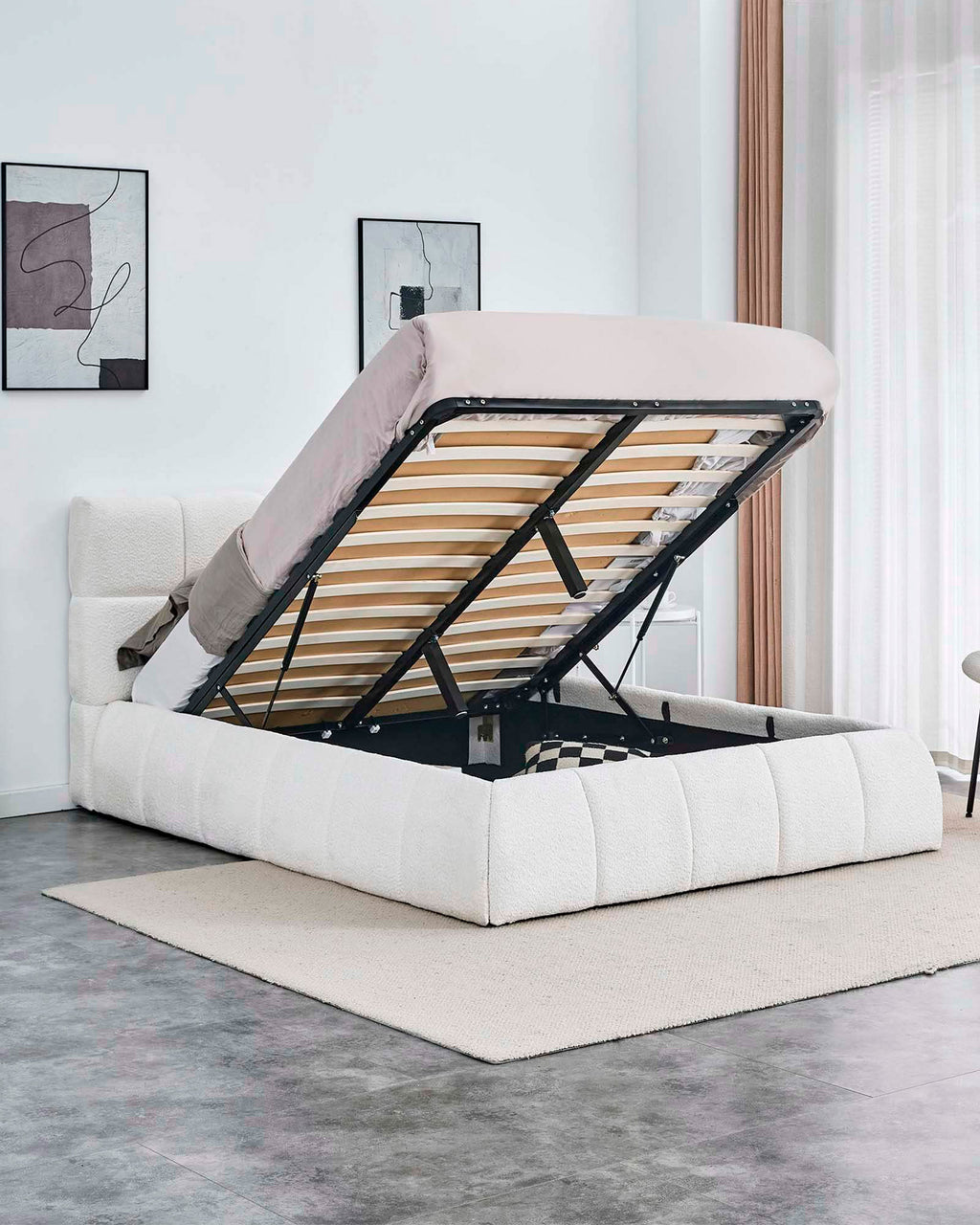 NEWCASTLE double storage bed