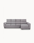 Sofá chaise longue reversible SAFIRA con arcón