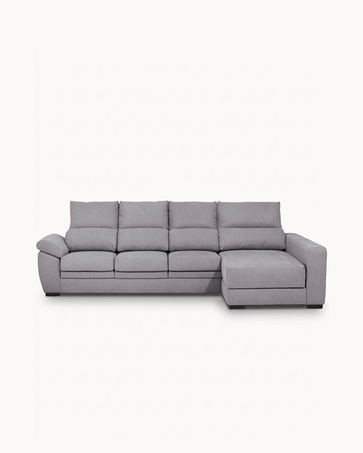 Sofá chaise longue reversible SAFIRA con arcón
