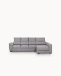 Sofá chaise longue reversible SAFIRA con arcón