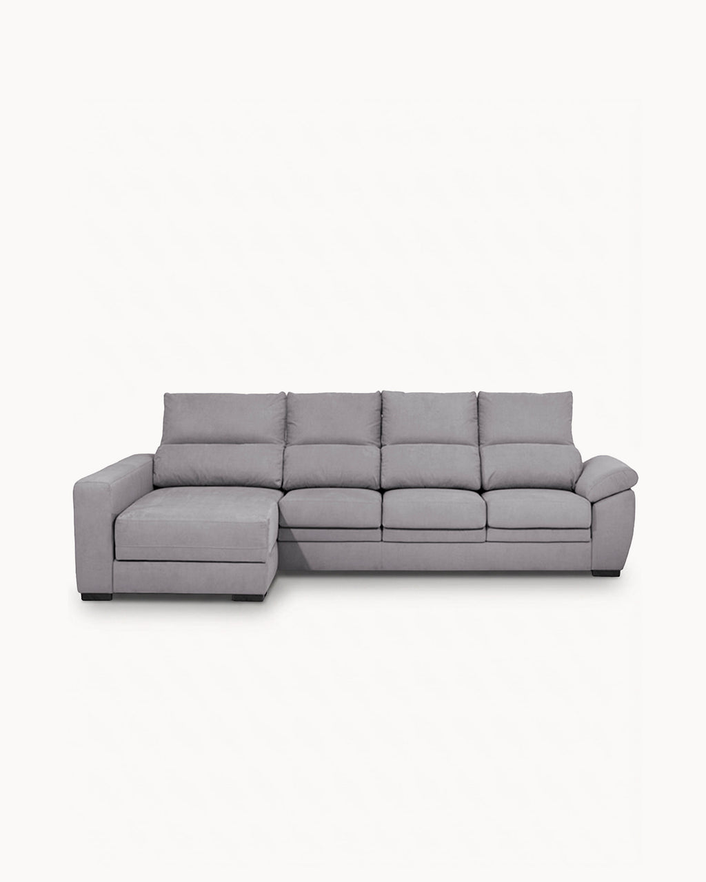Sofá chaise longue reversible SAFIRA con arcón