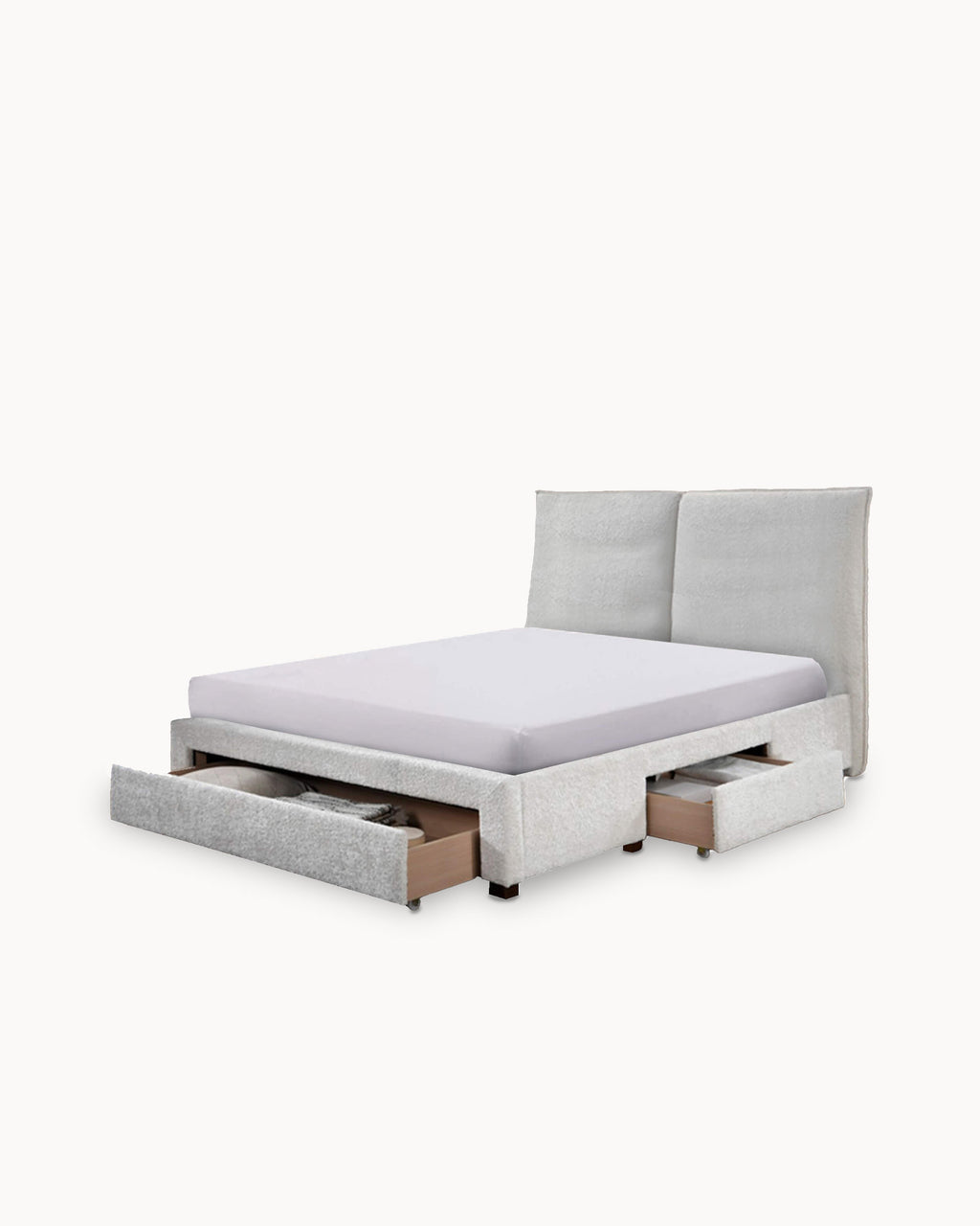 Cama de casal CONCORDE com gavetas