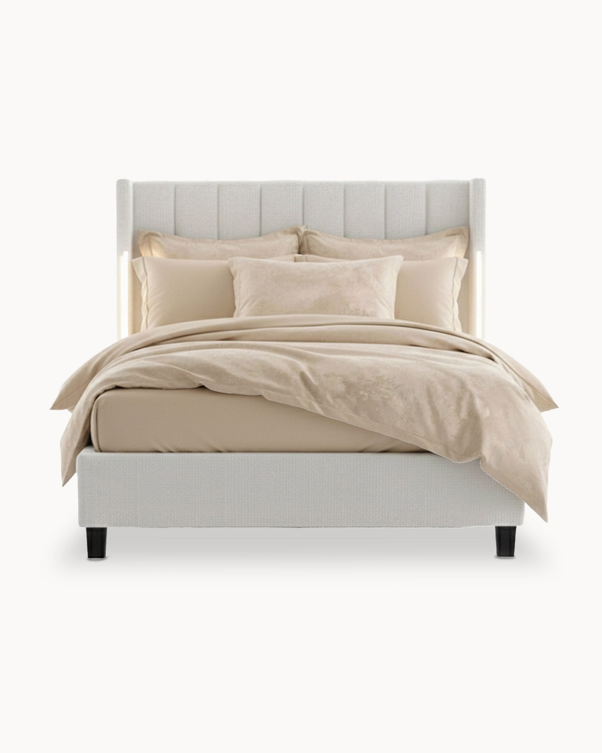 Pack Cama BABYLONE Mrf + Colchón PALACIO COOLER 140x190cm