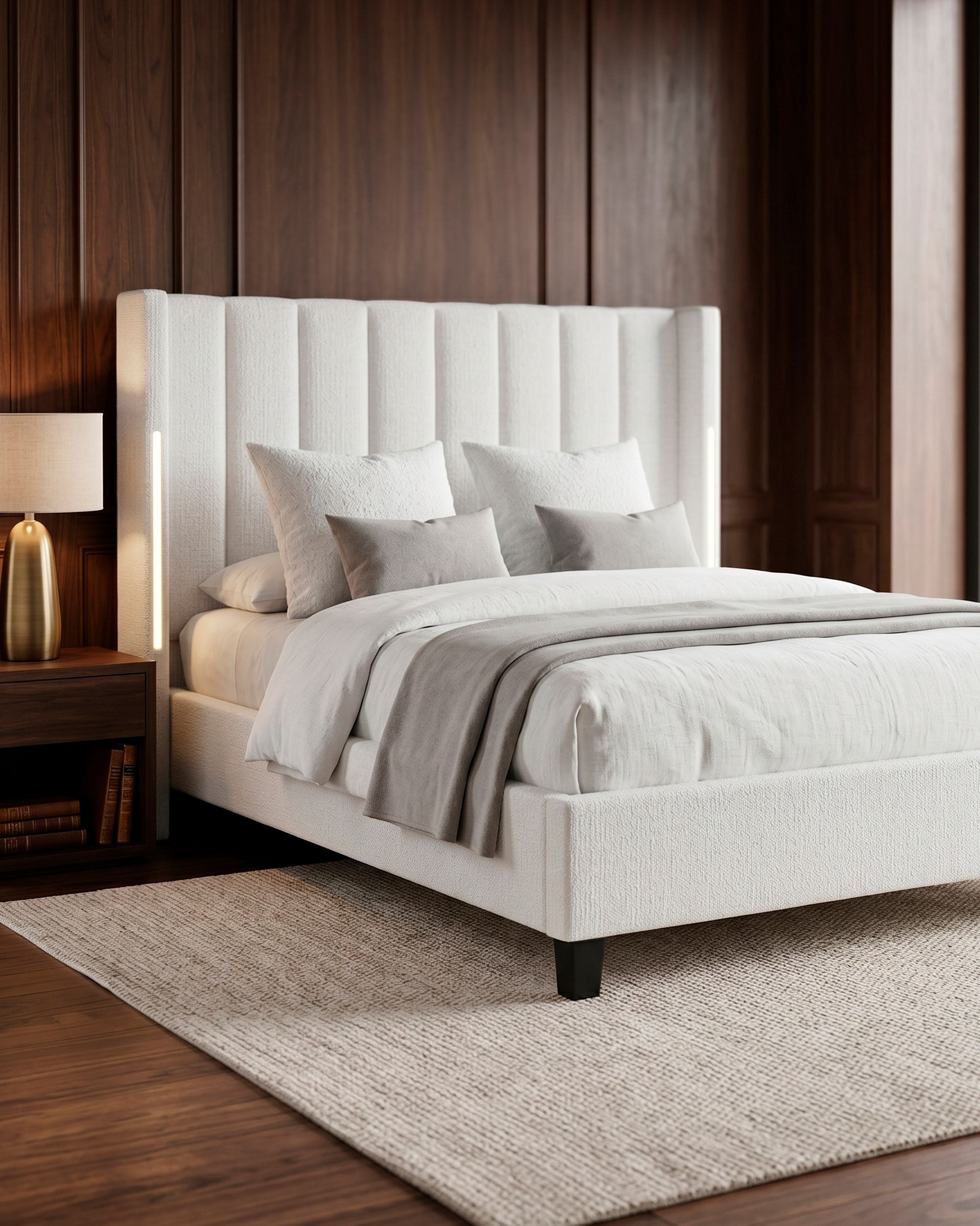 Pack Cama BABYLONE Mrf + Colchón PALACIO COOLER 140x190cm