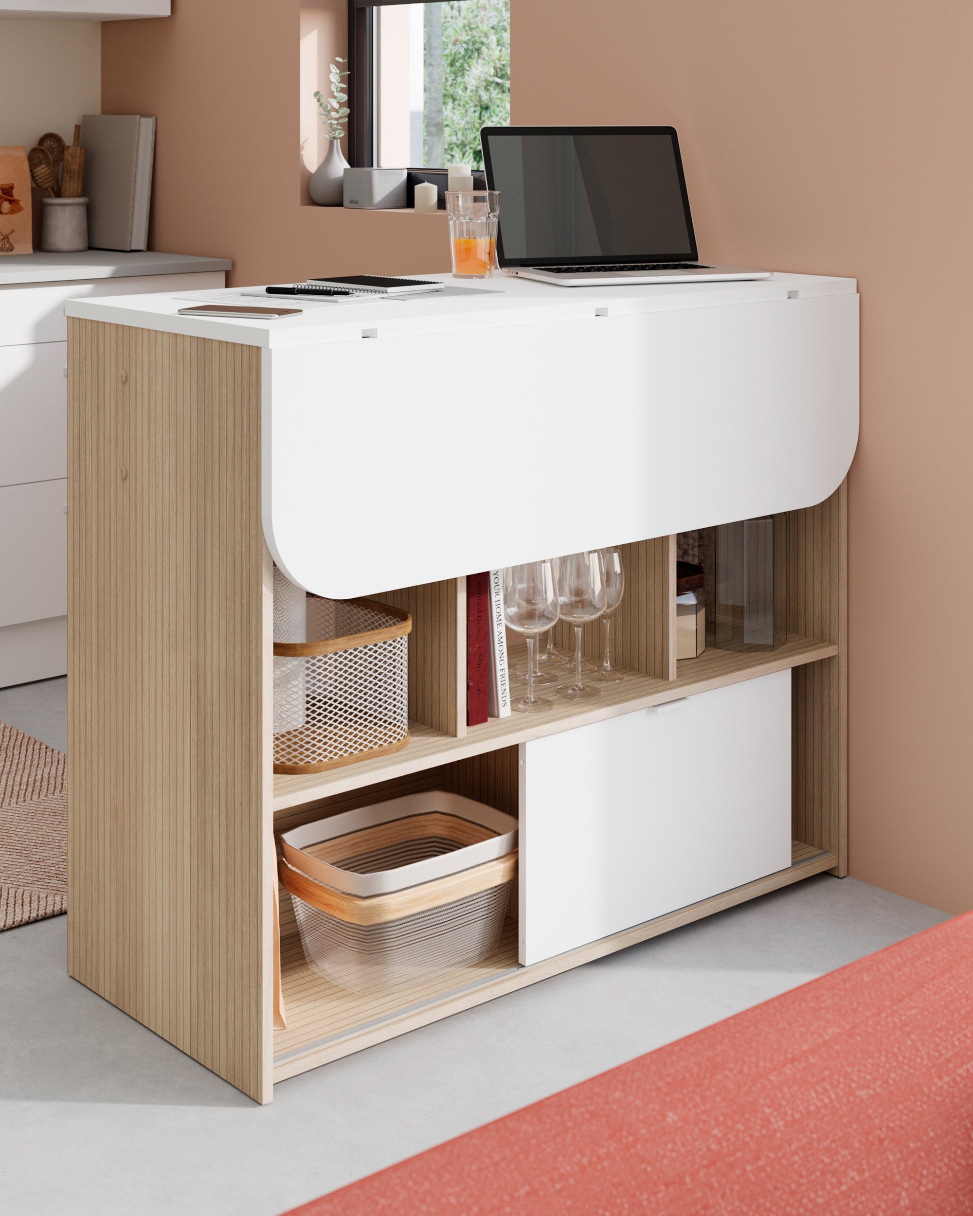 Mesa alta extensible y compacta LUNDGE