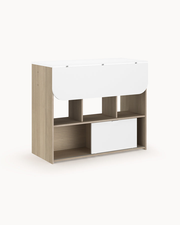 LUNDGE extendable and compact high table