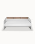 SLEEP compact single bed with storage niches