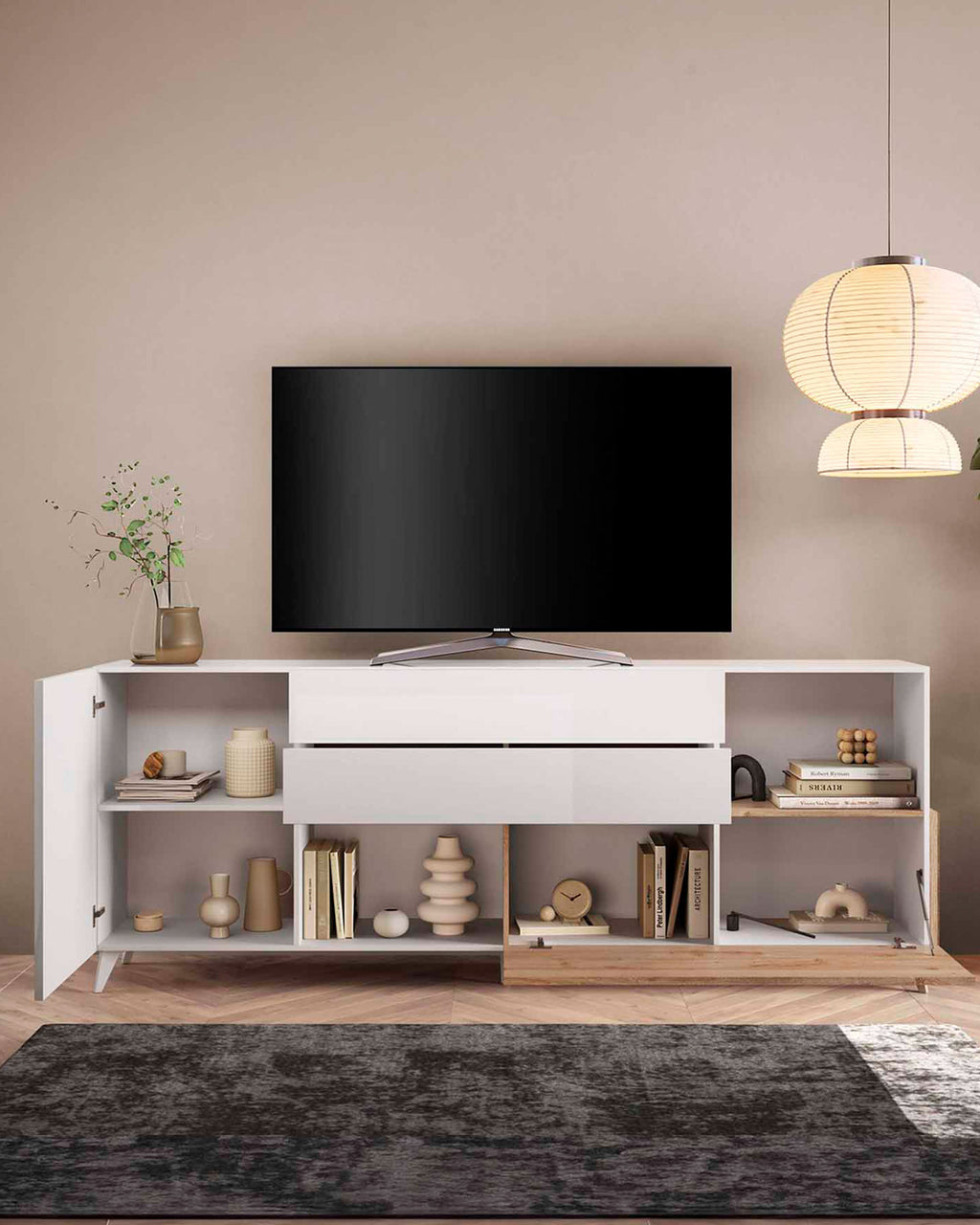 Aparador MONACO com 2 portas e 2 gavetas (241cm)