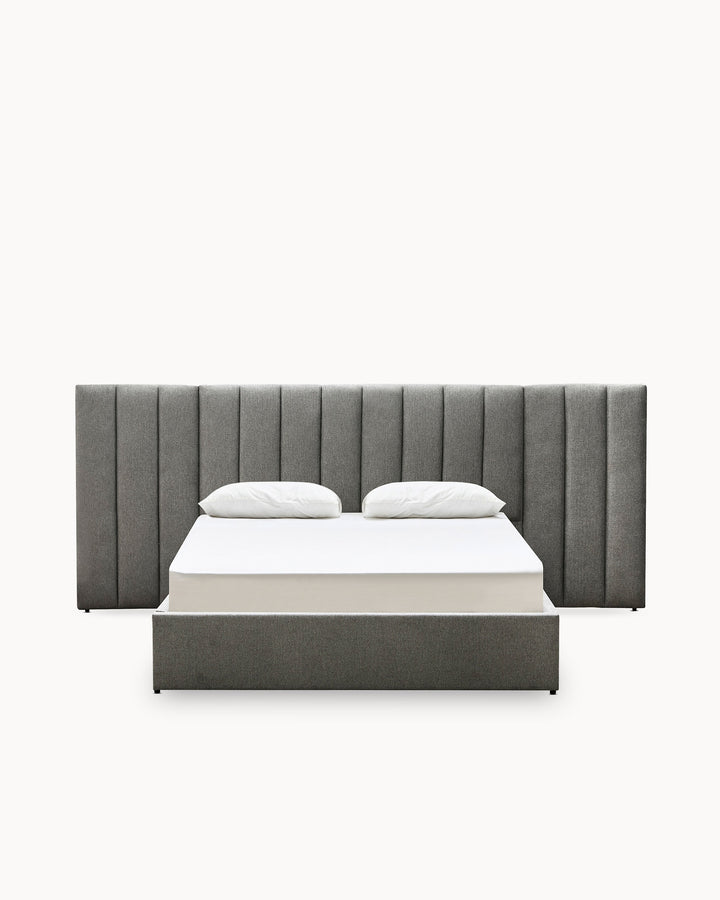 King size storage bed