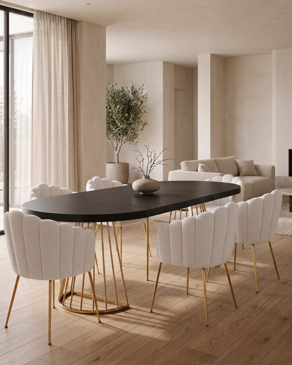 Mesa extensível CECILE (110-260cm)