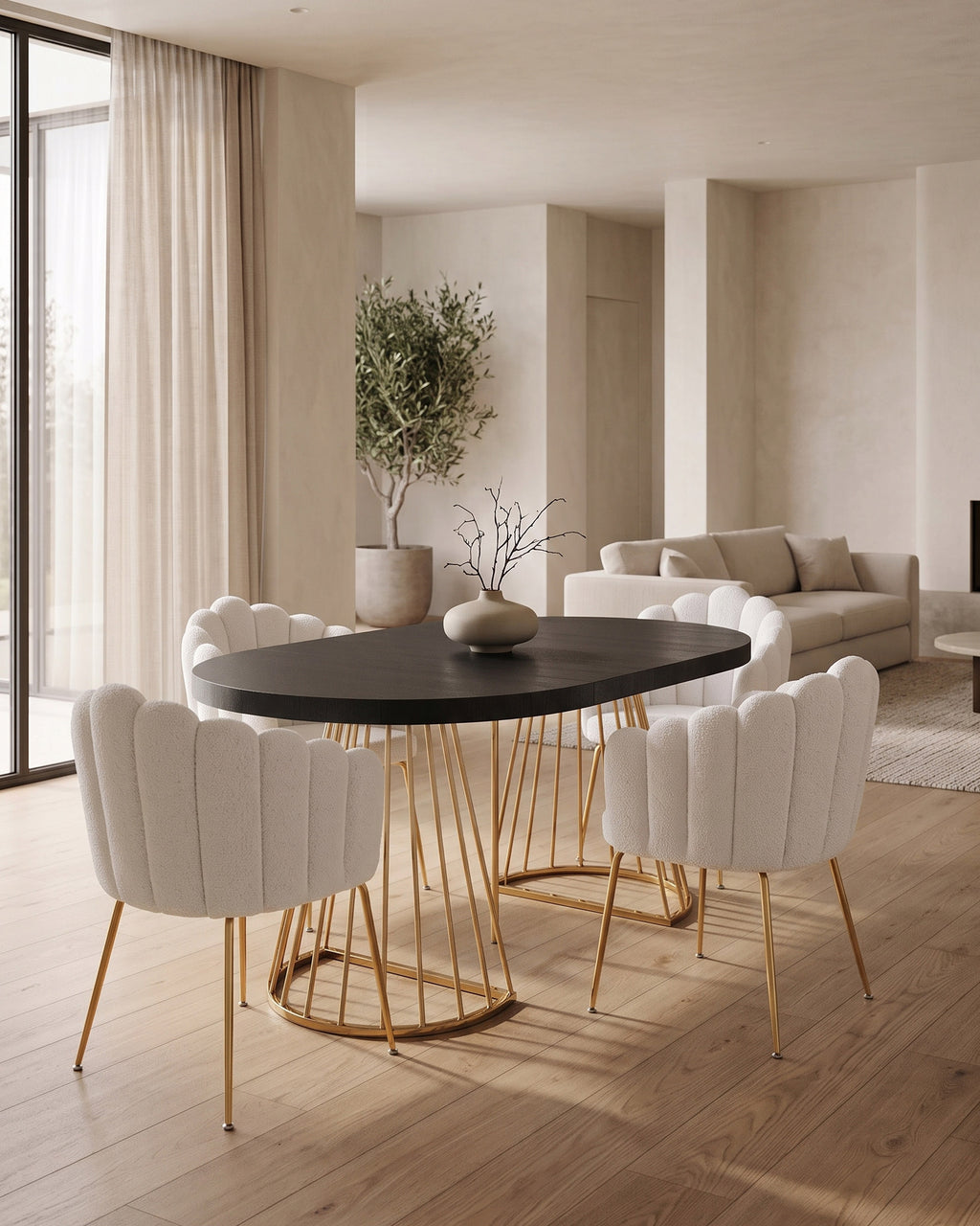 Mesa extensível CECILE (110-260cm)