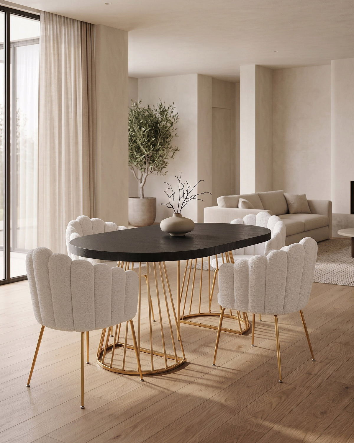 Mesa extensível CECILE (110-260cm)