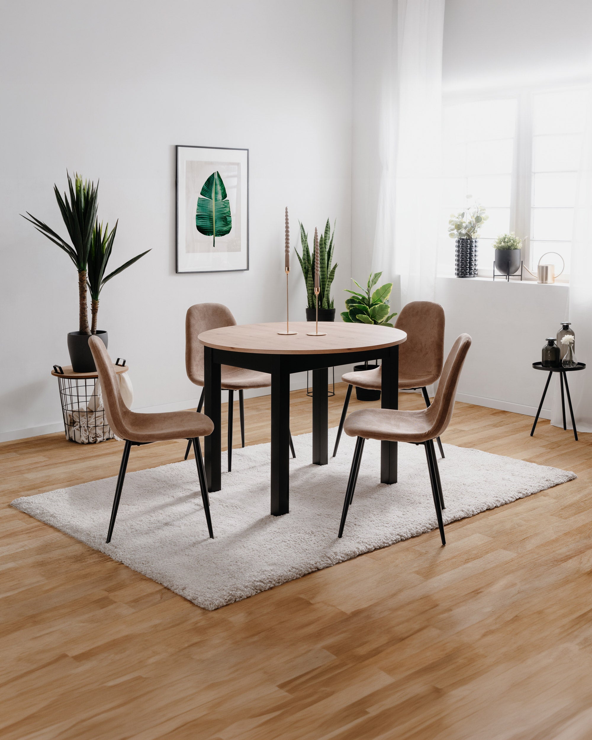 Mesa extensível COBURG (100-140cm)