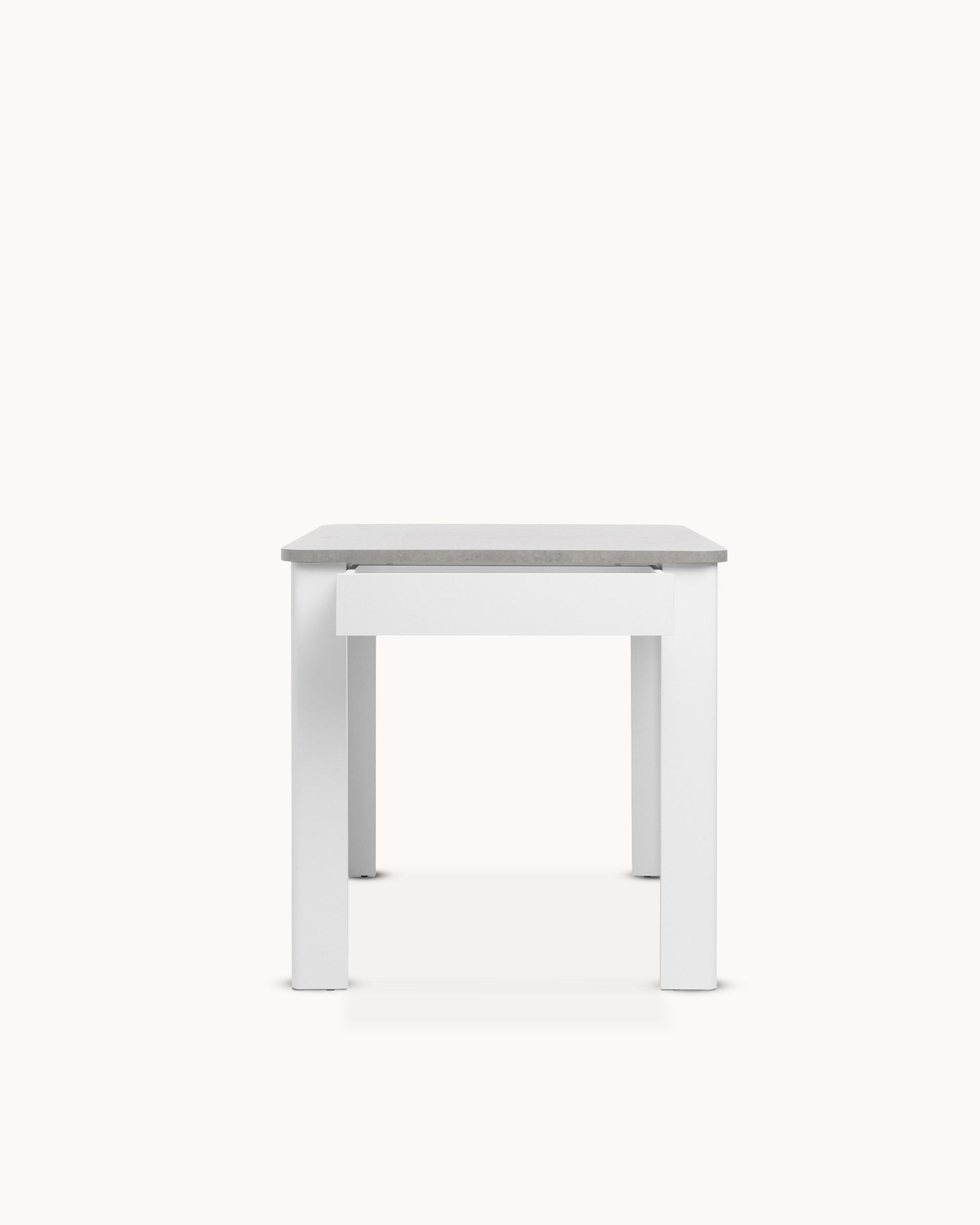 Mesa cuadrada OSLO con cajón