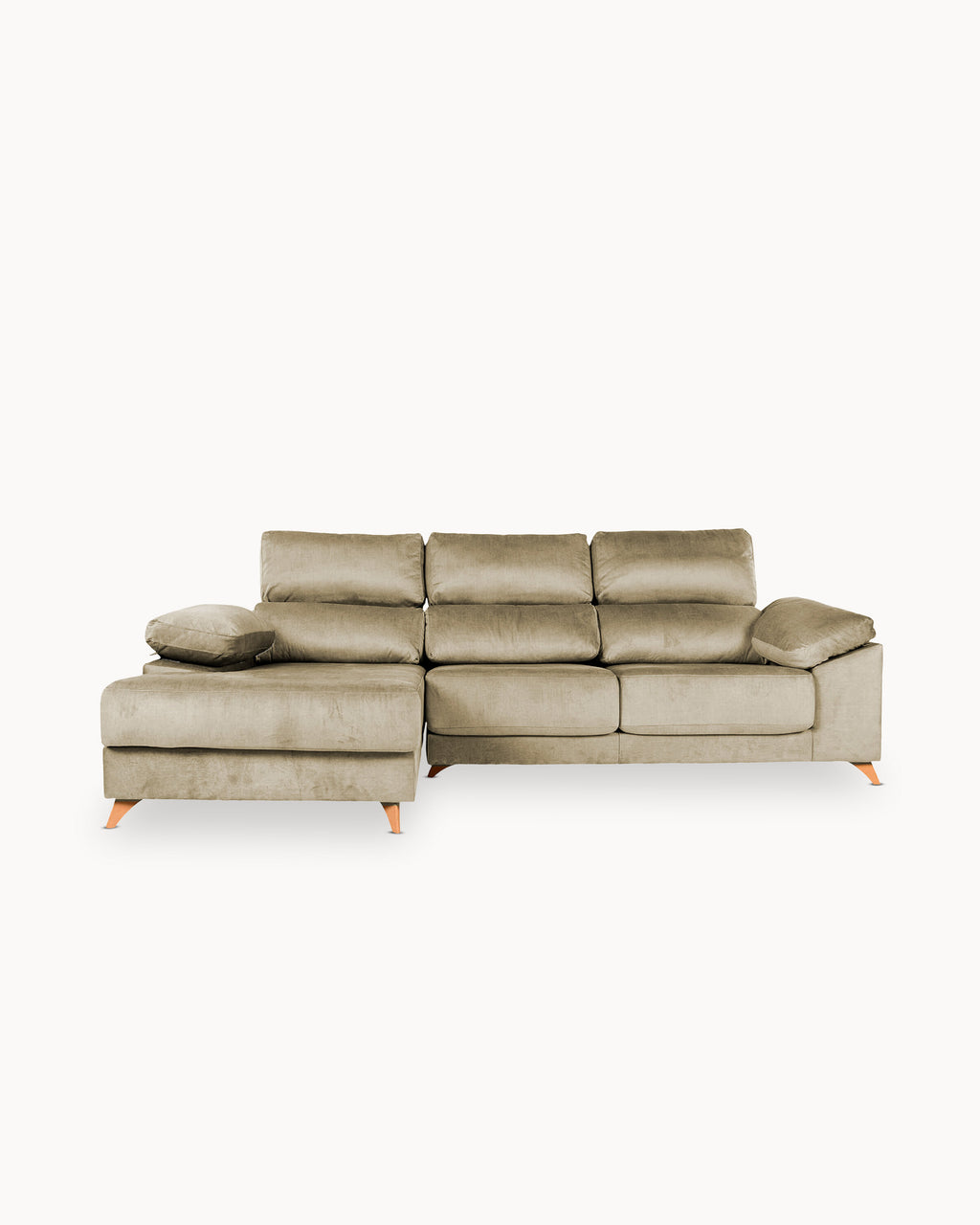 Sofá chaise longue MERIDA com baú