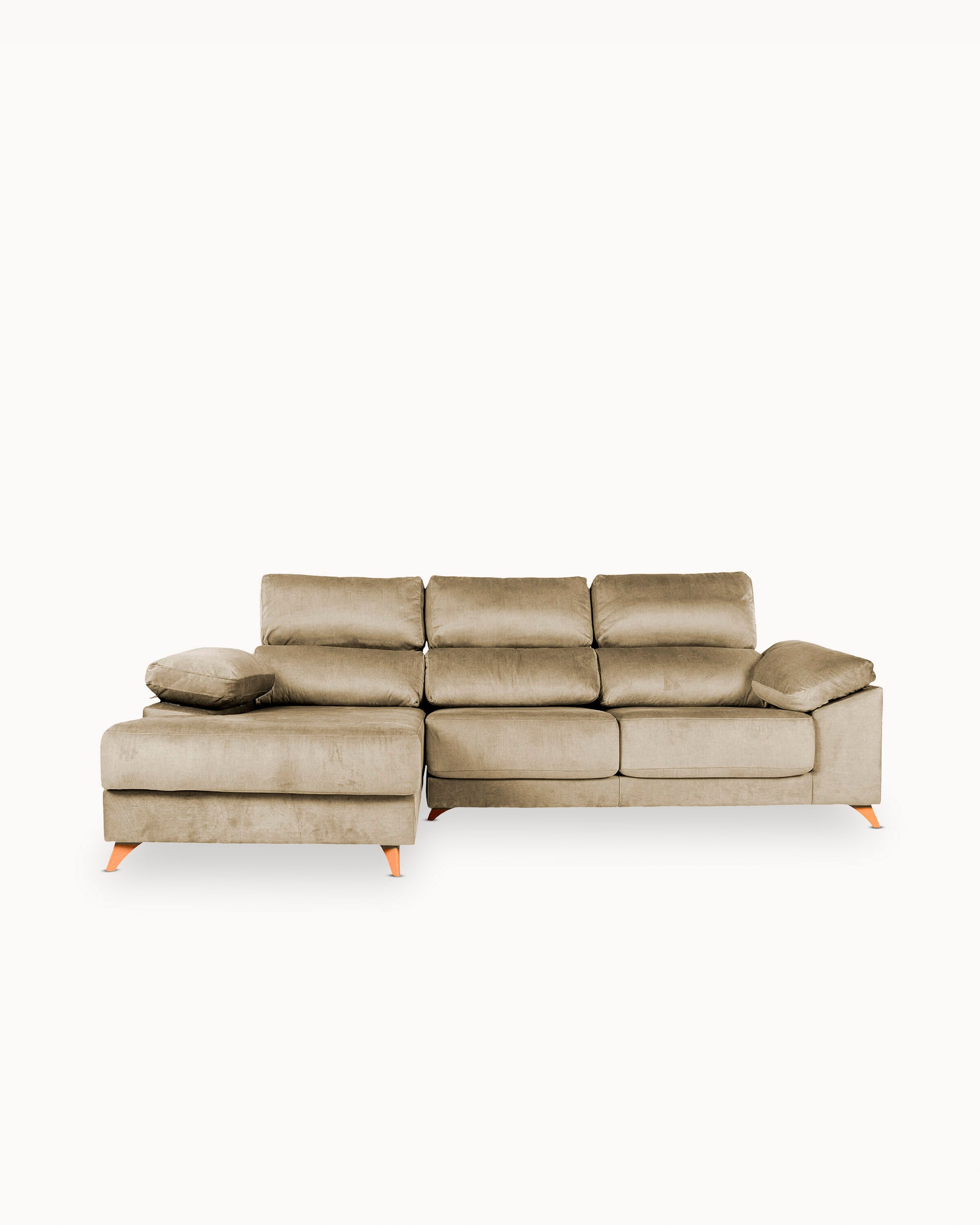 MERIDA chaise longue sofa with storage