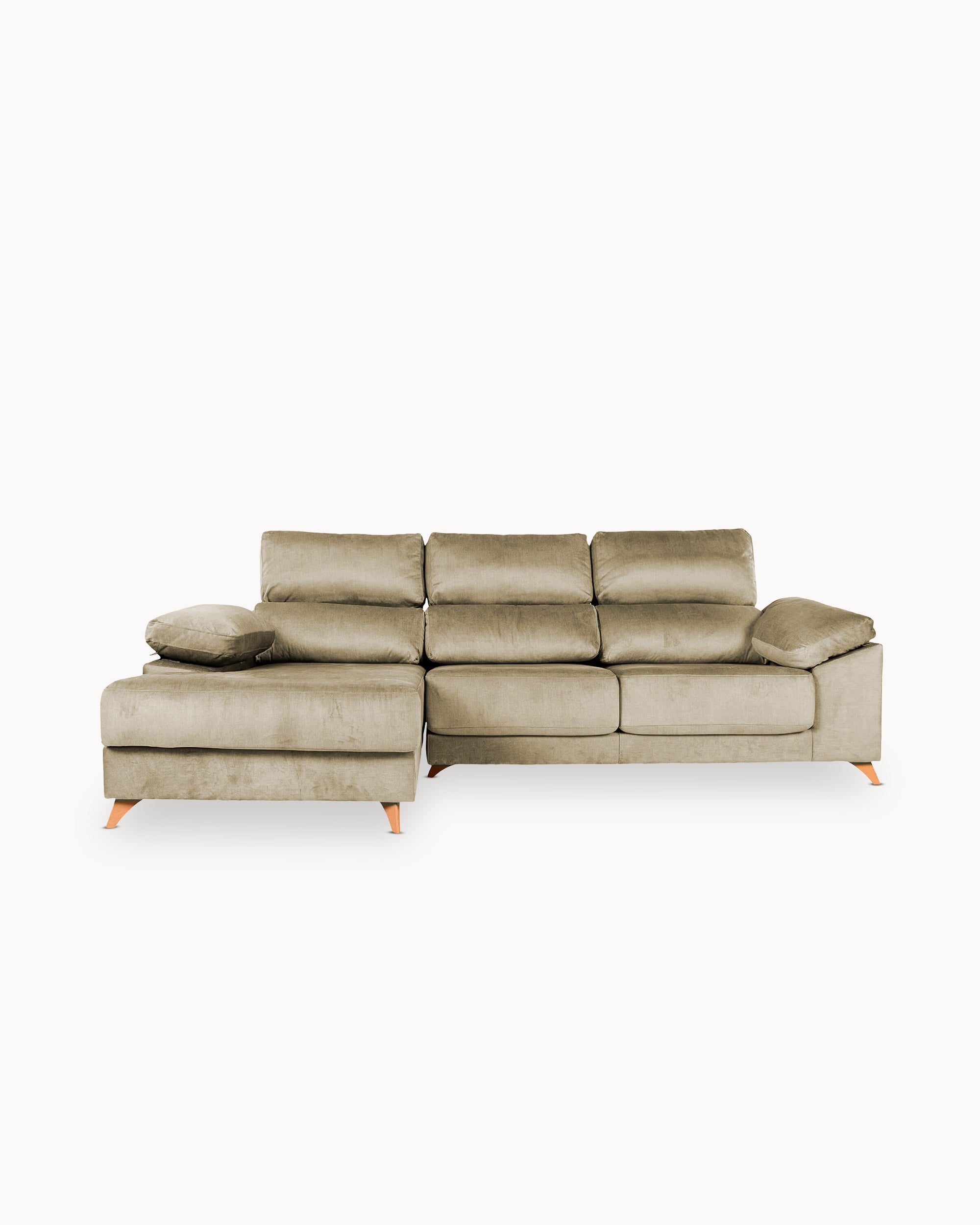 MERIDA chaise longue sofa with storage