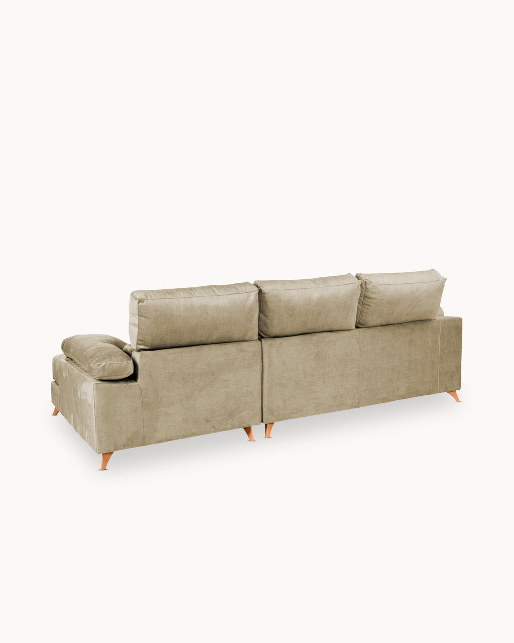 Sofá chaise longue MERIDA com baú