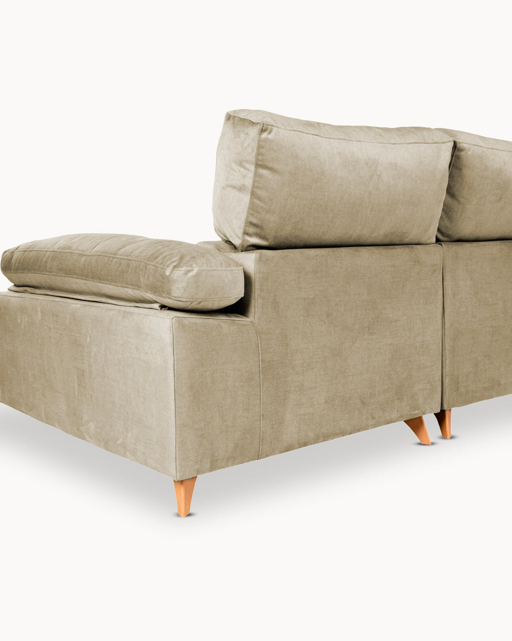 Sofá chaise longue MERIDA com baú