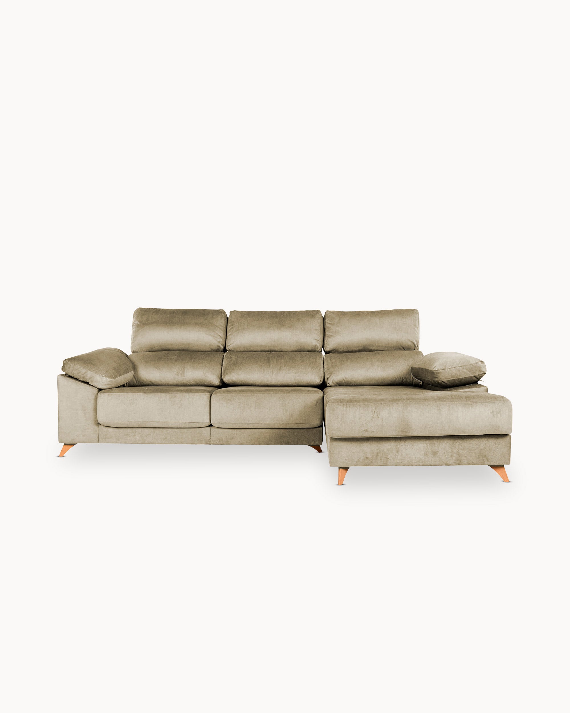 MERIDA chaise longue sofa with storage