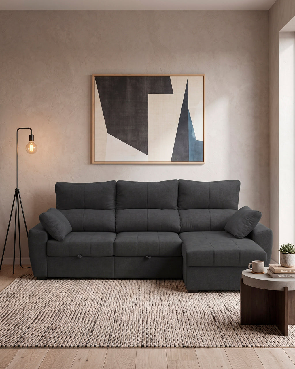Sofá chaiselongue reversible BERLÍN