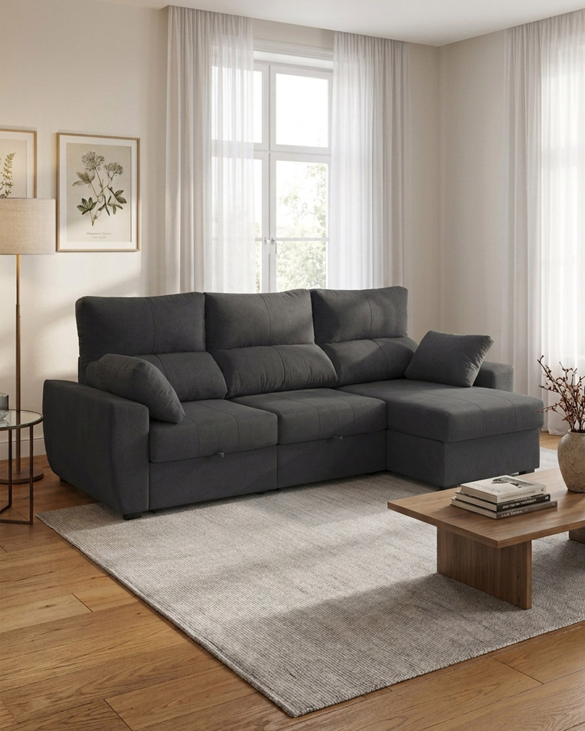 Sofá chaise longue reversivel BERLIM