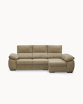 PAMELA chaise longue sofa with bed and storage
