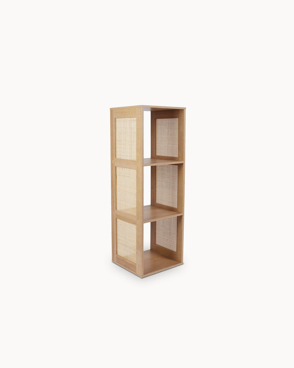 Estante BALI em rattan e com 3 cubos