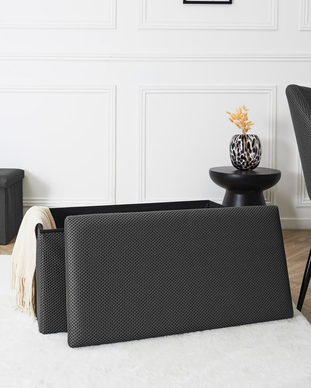 Taburete plegable ATOM con almacenaje