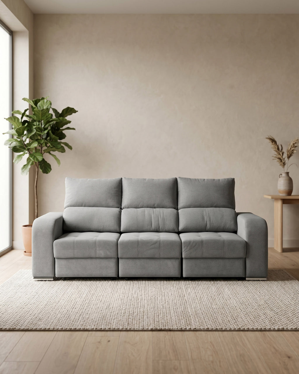Sofá 3 lugares DUBAI com cama de casal
