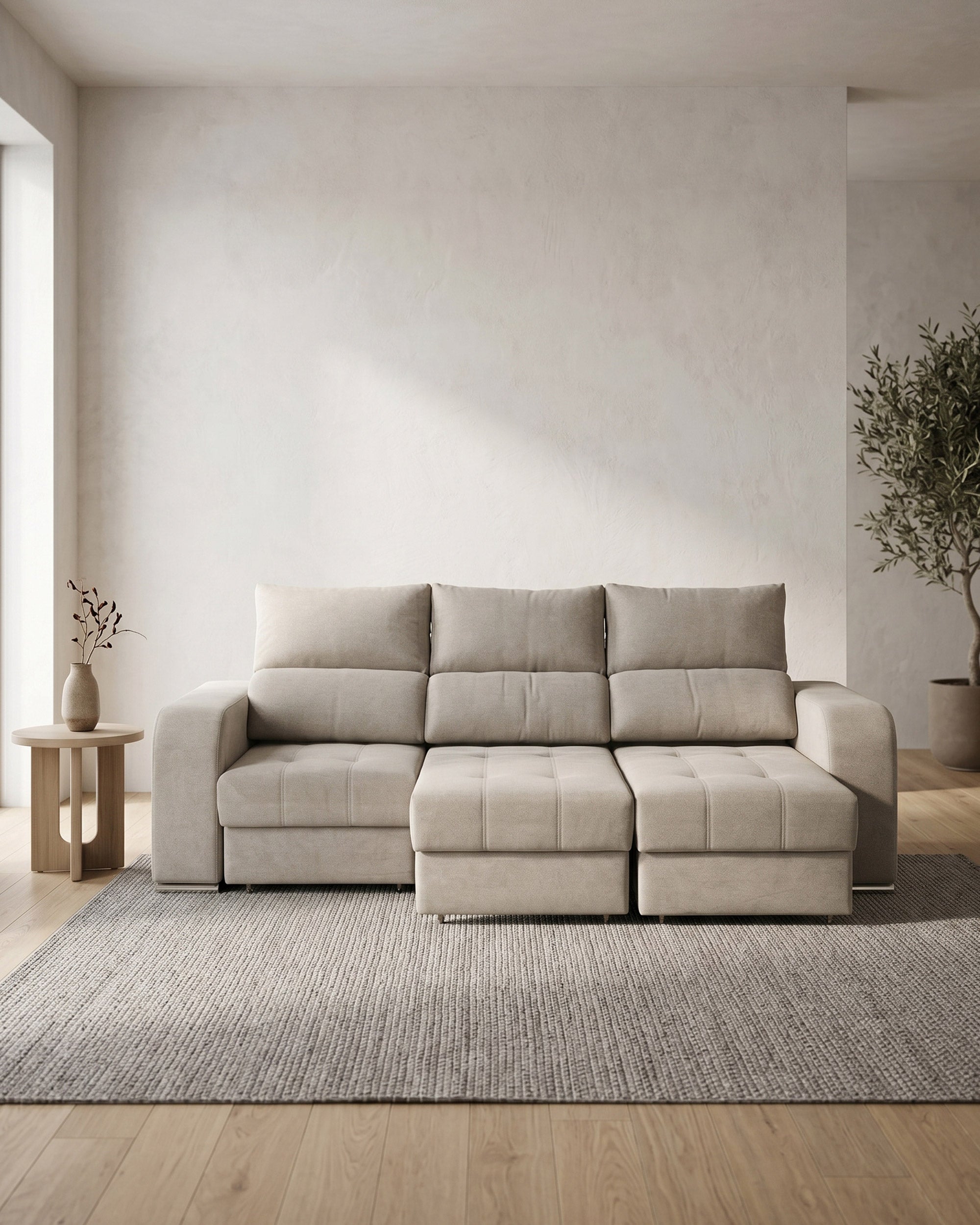 DUBAI 3-seater sofa with double bed