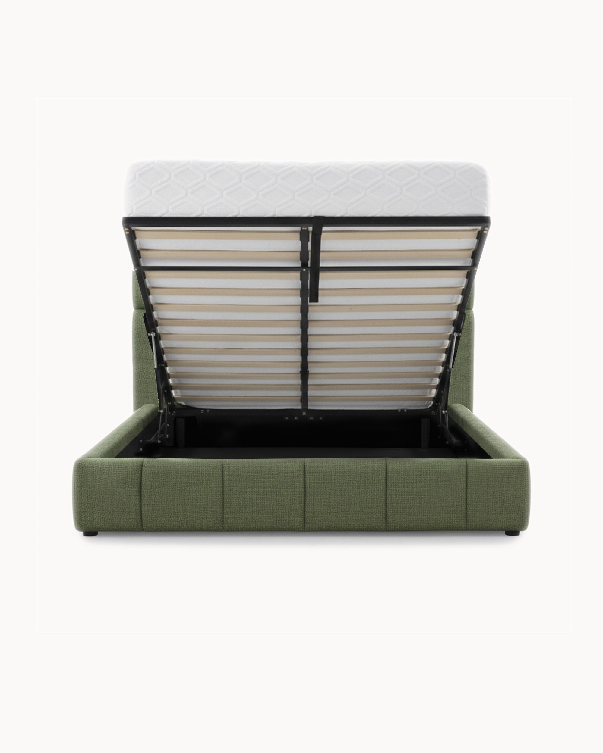 ANJO double bed with storage and lift-up frame