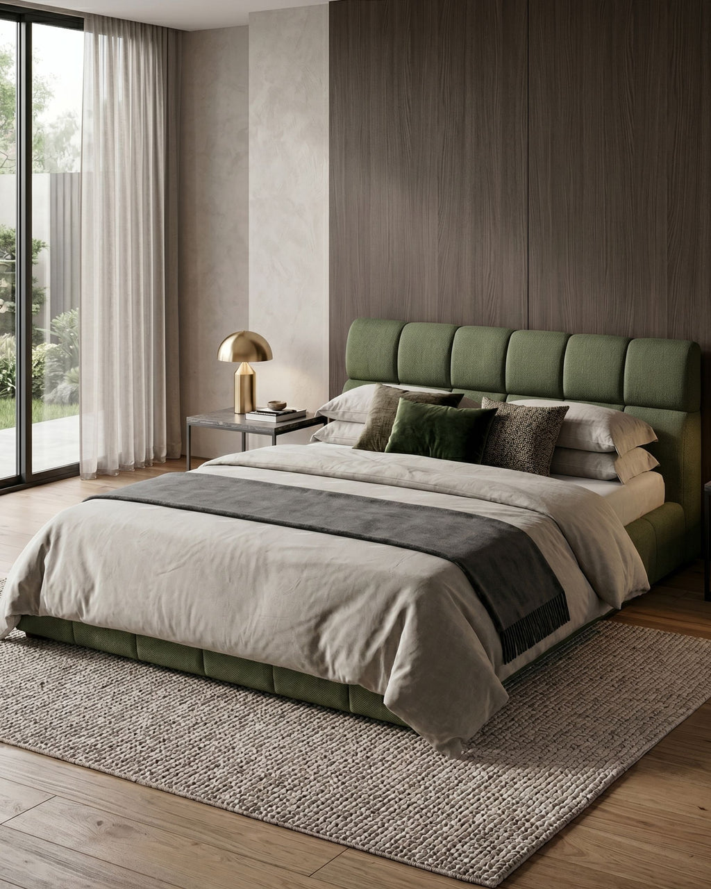 ANJO double bed with storage and lift-up frame