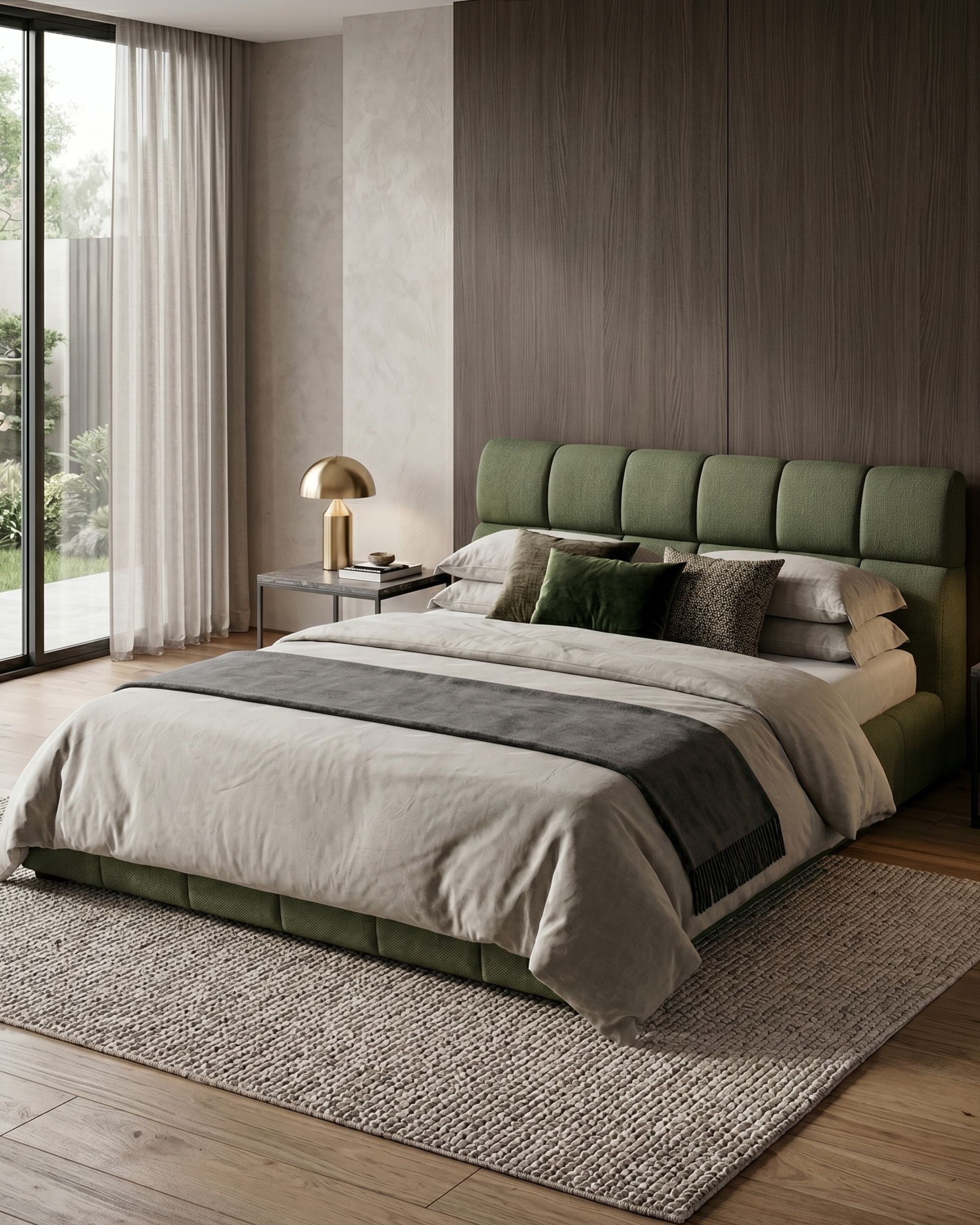 ANJO double bed with storage and lift-up frame