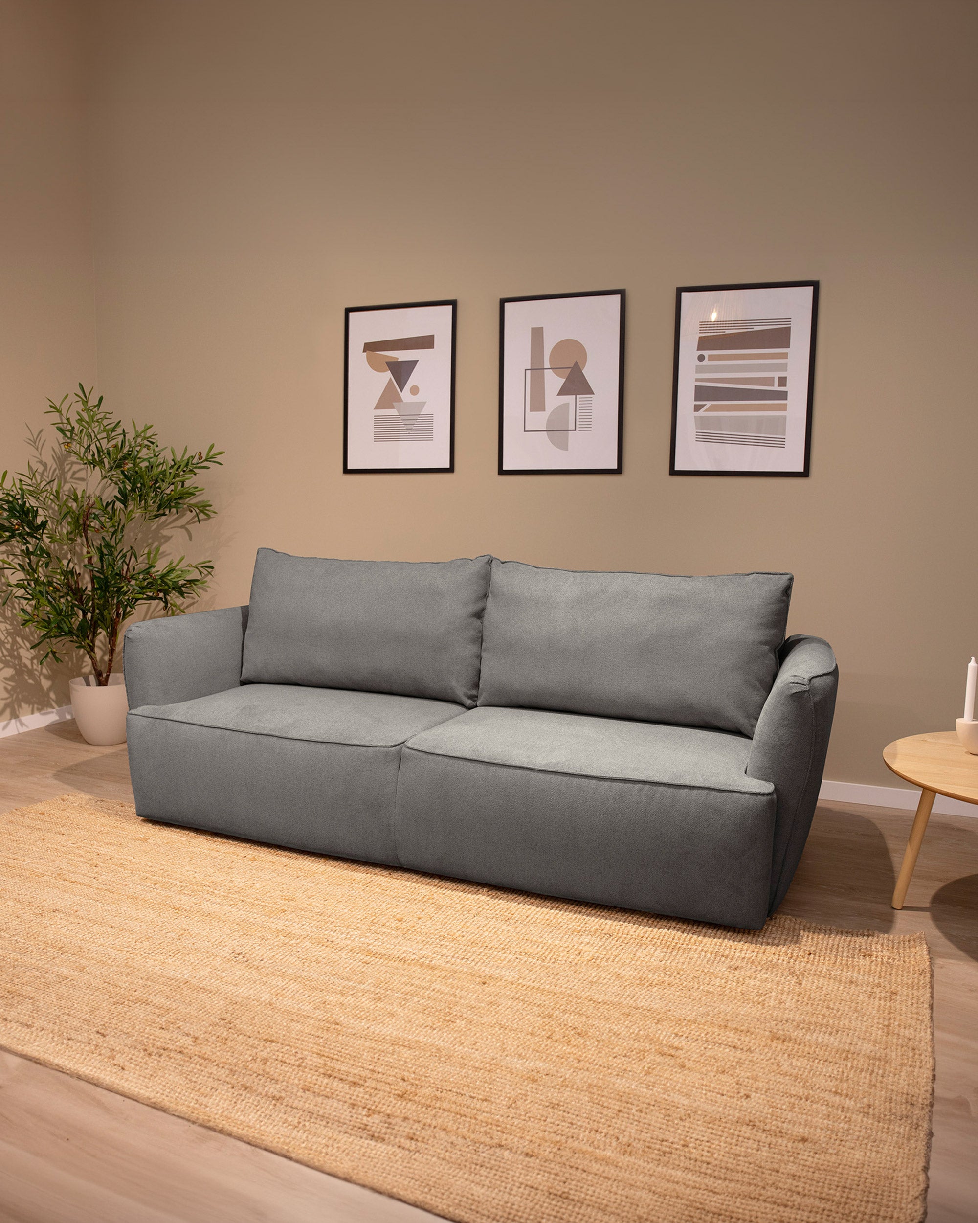 MERLIN 3-seater sofa bed